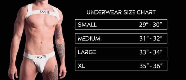 TASTE | Signature Jockstrap Black on White