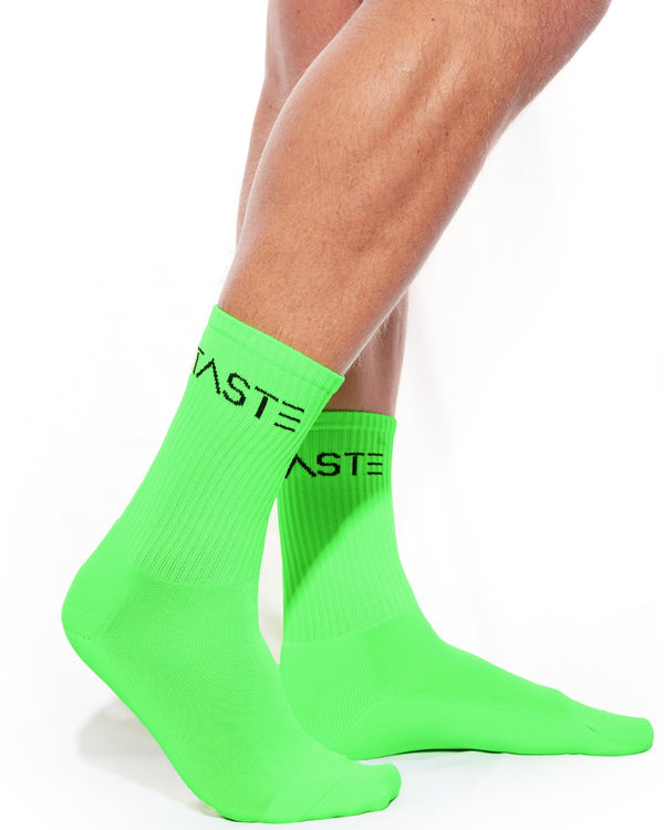 Neon Green Briefs, Harness & Socks Set | Gay Underwear Set