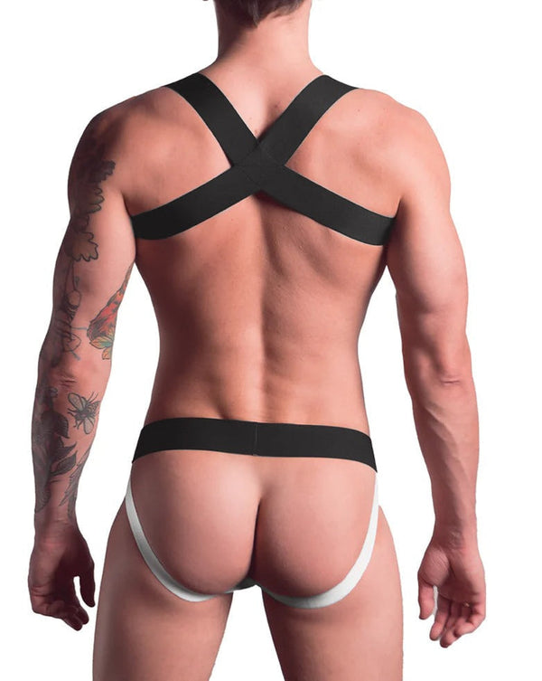 TASTE | Signature Jockstrap White on Black