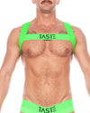 Neon Green Jockstrap, Harness & Socks Set