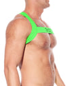 Neon Chest Harness Green