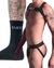 Signature Black Jockstrap, Harness & Socks Set