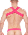 Neon Chest Harness Pink | Gay Harness