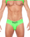 Neon Green Briefs, Harness & Socks Set | Gay Underwear Set