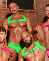 Neon Chest Harness Green