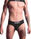 Signature Black Briefs, Harness & Socks Set | Gay Underwear Set