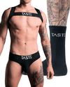 Signature Black Briefs, Harness & Socks Set | Gay Underwear Set