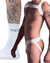 Signature White Jockstrap, Harness & Socks Set