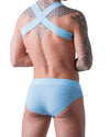 Candy Blue Briefs, Harness & Socks Set | Gay Underwear Set