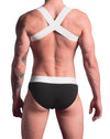 Signature Brief Black on White | Gay Brief