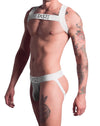 Signature Grey & White Jockstrap | Gay Jockstrap