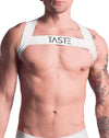 Signature White Briefs, Harness & Socks Set | Gay Underwear Set