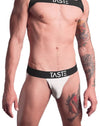 Signature White on Black Jockstrap | Gay Jockstrap