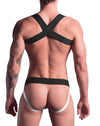 Signature White on Black Jockstrap | Gay Jockstrap